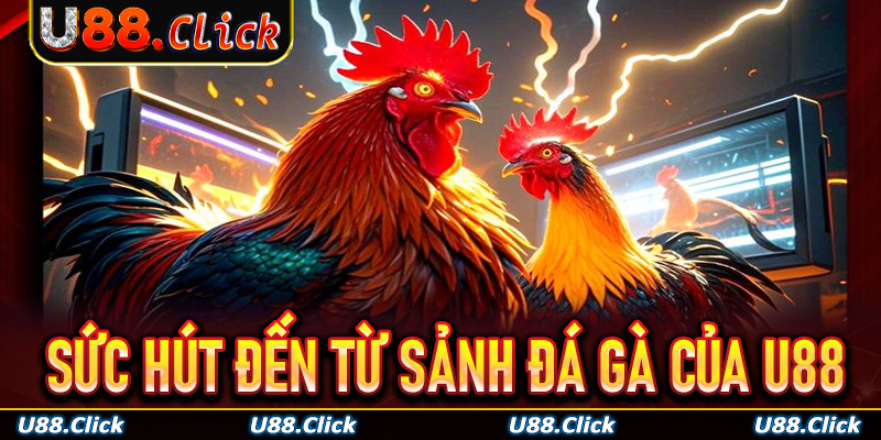 Sức hút đến từ sảnh đá gà của U88