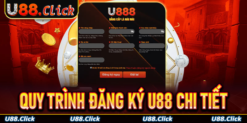 Quy trình đăng ký U88 chi tiết khách hàng nên tham khảo